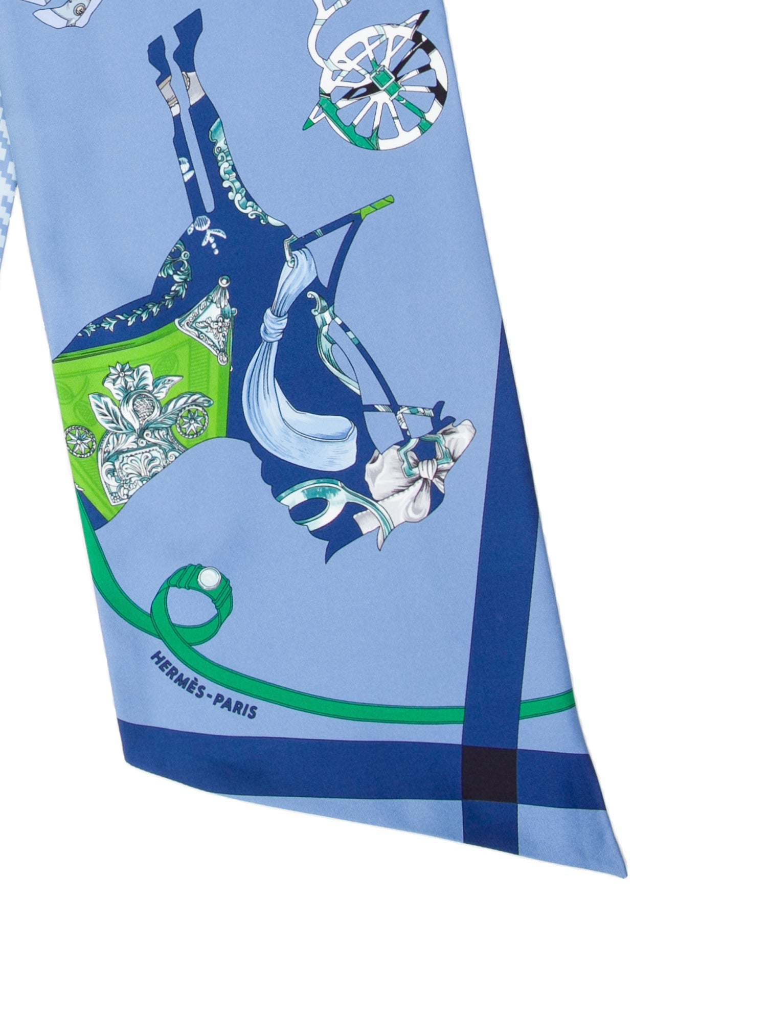 Hermès Tout en Carré Maxi Silk Twilly Scarf